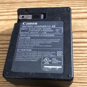 Canon Black Video Game Console Charger